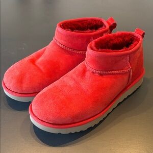 UGG Bright Red Casual mini boot